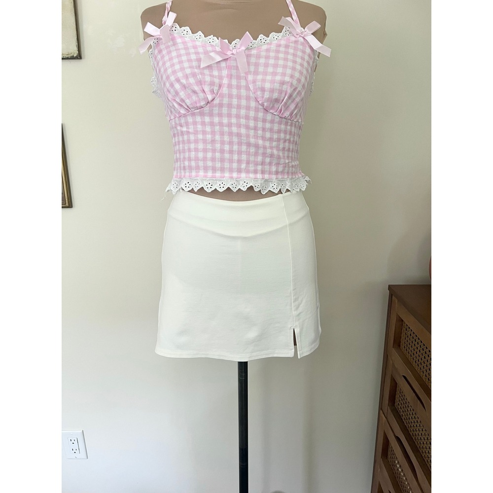American Eagle Cream Skort